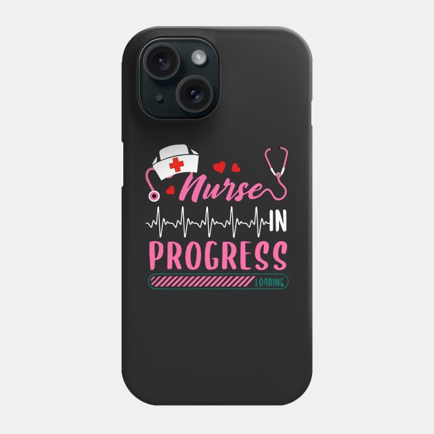 Nurse In Progress Nursing Student Future Nurse Life Nursing Student Humor Phone Case by TheMegaStore