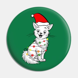 Christmas Cat Pin