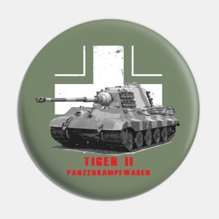 Panzerkampfwagen Tiger II Military Tank WW2 Pin