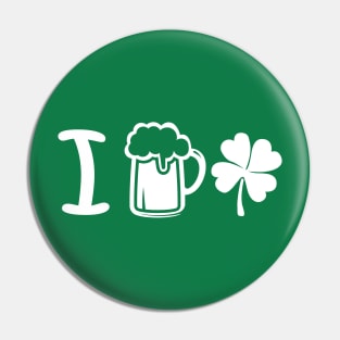 Funny St. Patricks T-shirt Pin