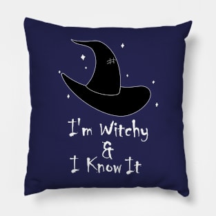 Witch Hat Silhouette Pillow