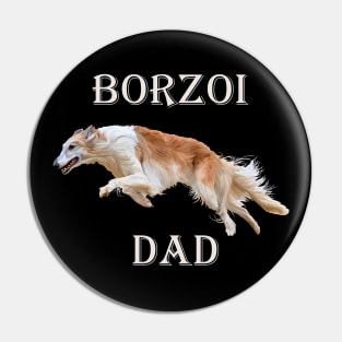 Borzoi Dad Pin