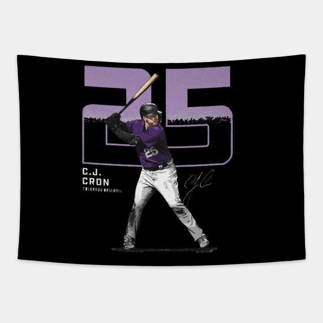 C.J. Cron Colorado Outline Tapestry by danlintonpro