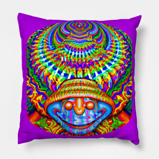 Shrooming Homie (3) Pillow by TheThirdEye