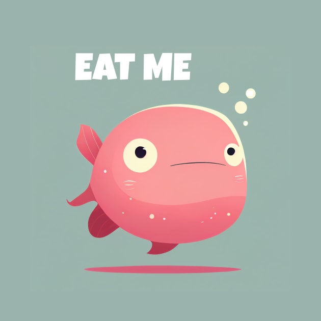 "Eat Me" Fish by plipplopshop