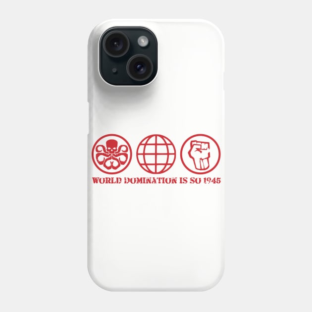 Hydra - World Domination - Red Phone Case by quori