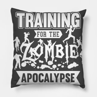 Going out on a zombie run Pillow