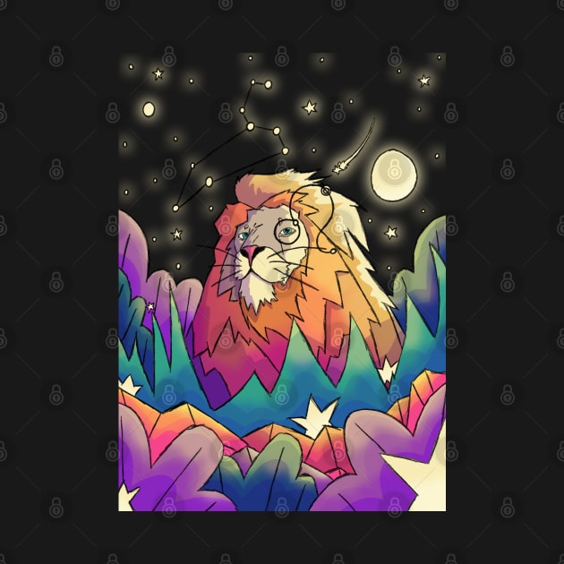 Star sign Leo by Swadeillustrations