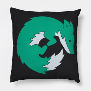 The Green Fox Pillow