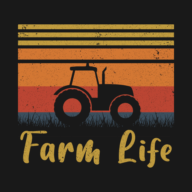 Farm Life Farming Tractor Farmer Gift by alyseashlee37806