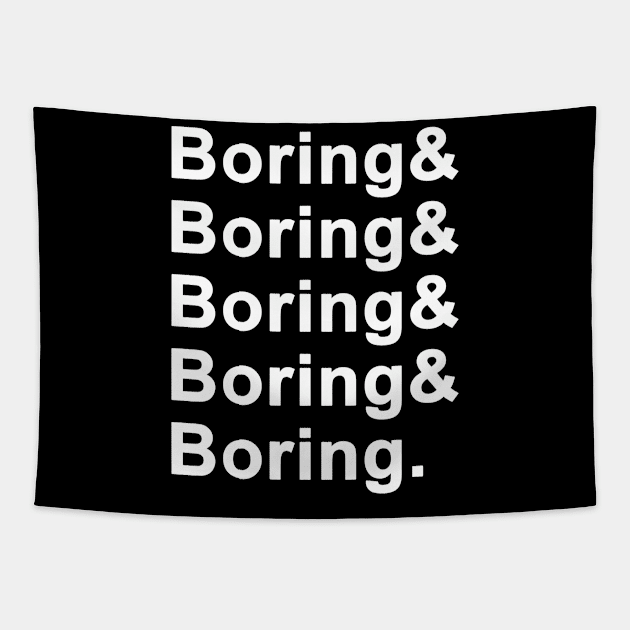 Boring Name List Tapestry by CafePretzel