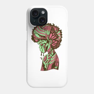 Pink and Mint Beauty In struggle Phone Case