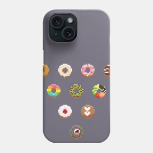 Pixel Donuts Phone Case