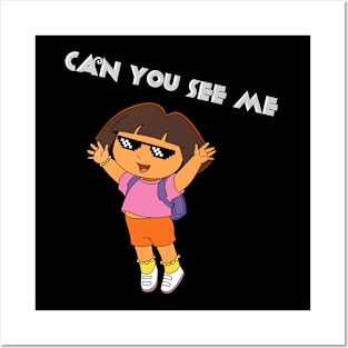 dora the rock - Meme - Posters and Art Prints