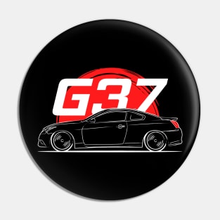 The Racing G37 Coupe JDM Pin