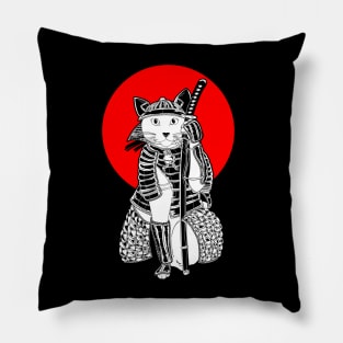 Samurai Neko Pillow