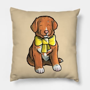 Nova Scotia Duck Tolling Retriever puppy Pillow