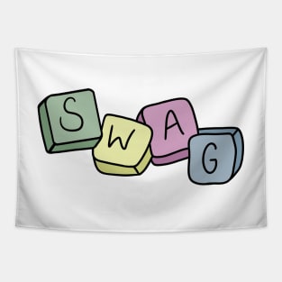 swag colourful dice Tapestry