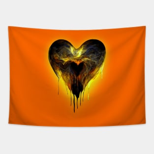 Burning Heart Tapestry