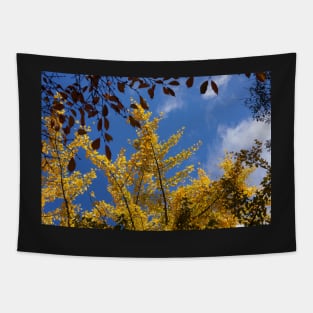 golden gingko tree Tapestry