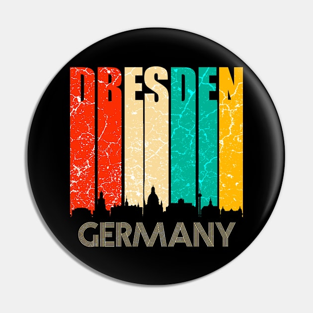 Dresden Skyline Germany Pin by Mila46