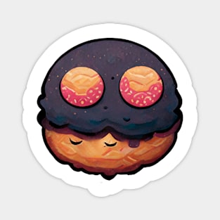 Sleepy Donut #1 by dozydonut Magnet