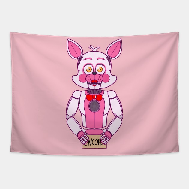 Funtime Foxy Encore Tapestry by MortuusArts