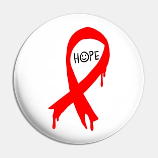 Hope For Aids Pin