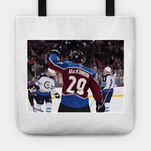 Nathan MacKinnon Jersey Painting Tote