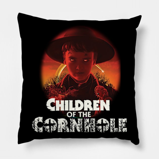 Children of the Cornhole Pillow by pjsignman