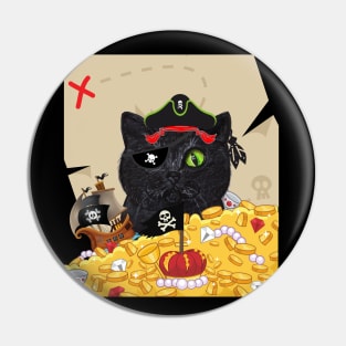 cats of the Caribbean Pin