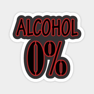 ALCOHOL 0% Magnet