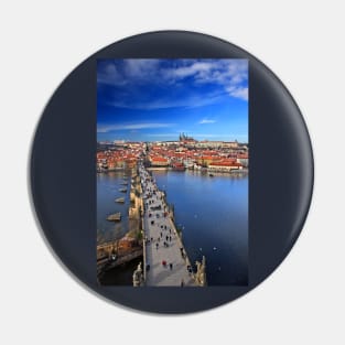 Charles' bridge - Mala Strana - Prague Castle Pin