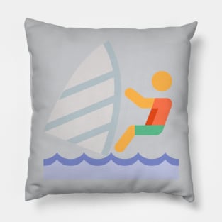 Windsurfing Logo Wear Pillow