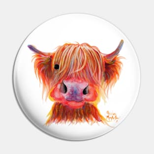 SCoTTiSH HiGHLaND CoW ' CHiLLi CHoPS ' Pin