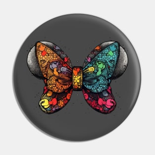 Butterfly bow tie Pin