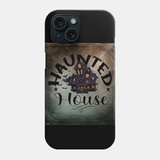 Haunted House On Dark Background Phone Case