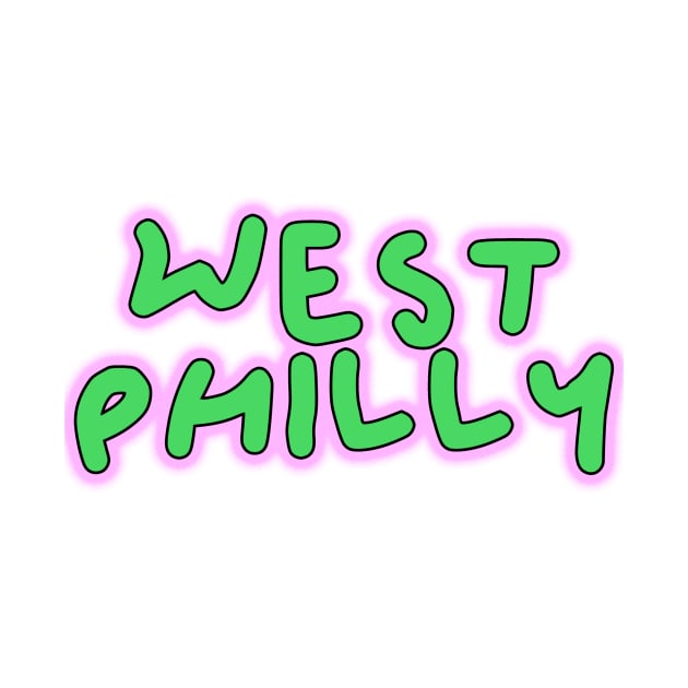 West Philly Philadelphia fresh pink and green design by Captain-Jackson