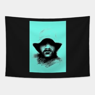 Copy of Copy of Copy of rebel, sturdy man with bucket hat Tapestry