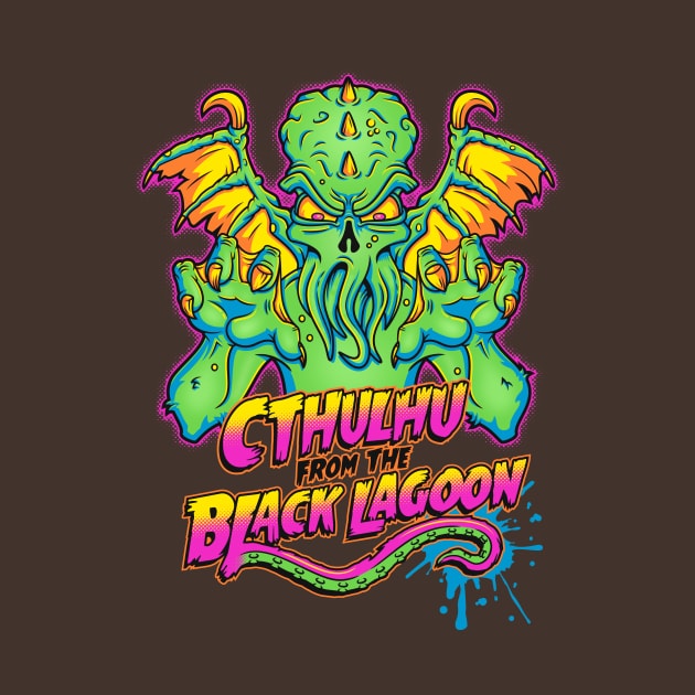 Cthulhu from the Black Lagoon by JakGibberish