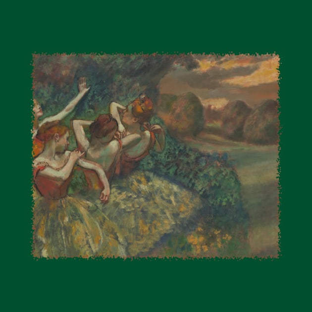 Four Dancers by Edgar Degas by MasterpieceCafe