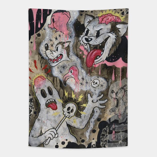 Bizarre Follies Tapestry by AtomicMadhouse