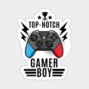 Top Notch Gamer Boy Magnet