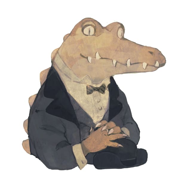 Crocodile gentleman by rt0no