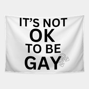 It Is Not Ok To Be Gay Tapestry