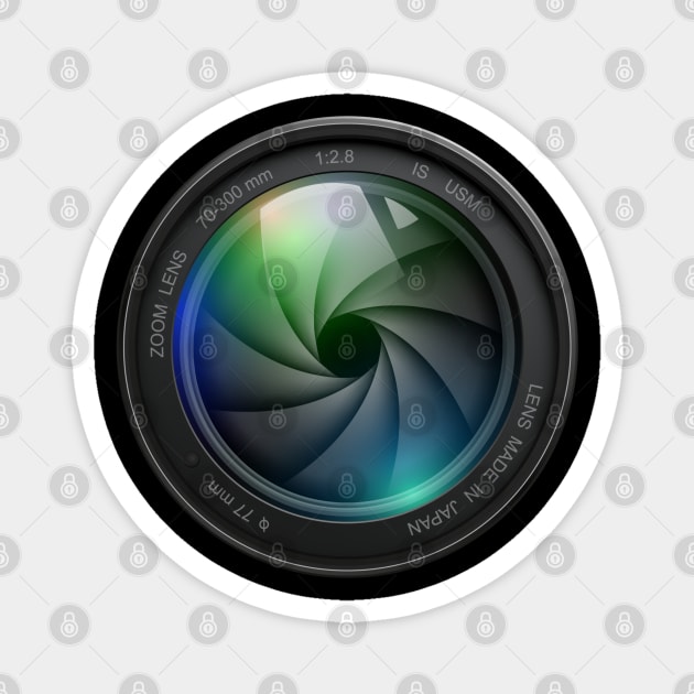 Aperture Lens Magnet by Litehouse Tees