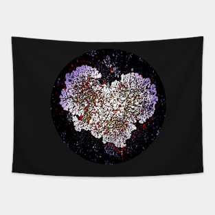 Glowing Heart Tapestry