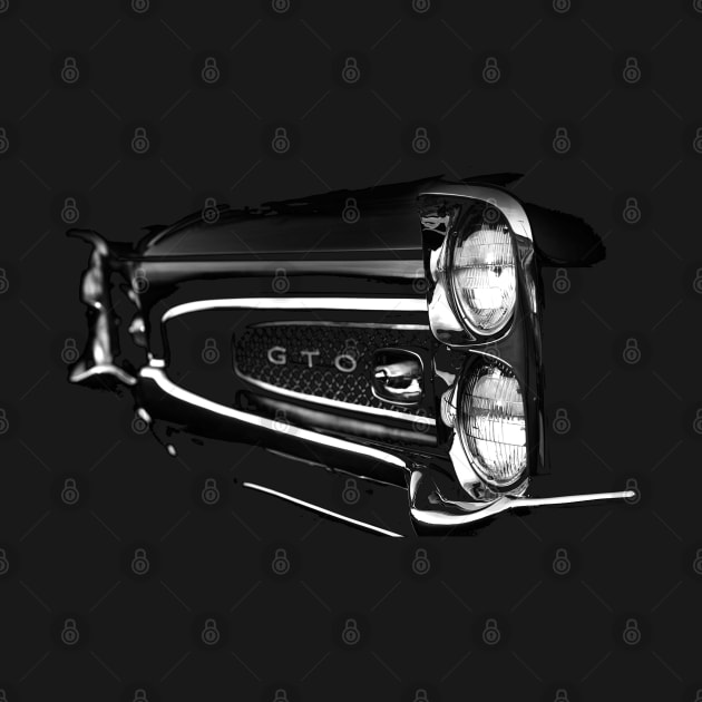 1967 Pontiac GTO detail - High Key Black by mal_photography