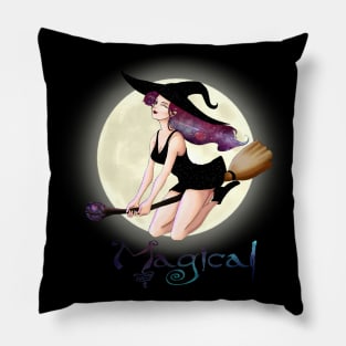 Flirty Witch Pillow