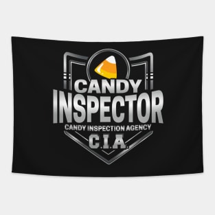 Candy Inspector: Halloween Costume Tapestry